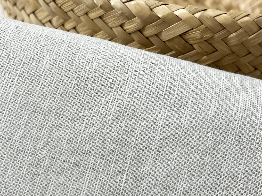 Dark Grey Subtle Chambray Linen Cotton Fabric – Soft & Pre-Washed 8111 8302 8303