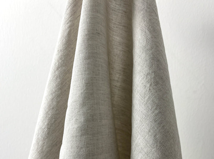 Dark Grey Subtle Chambray Linen Cotton Fabric – Soft & Pre-Washed 8111 8302 8303