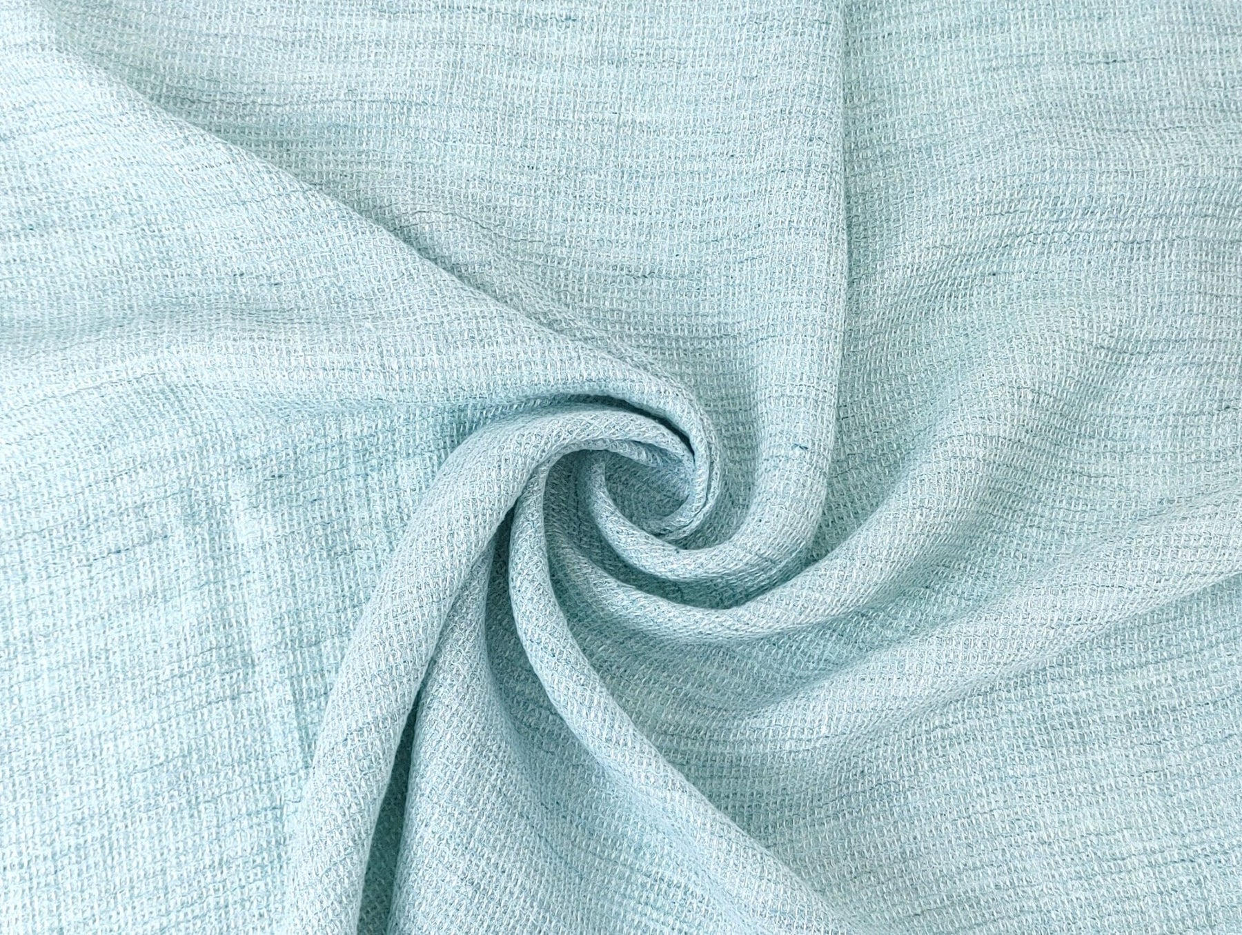 Cloud Nine 100% Linen Waffle Tweed Fabric | The Linen Lab