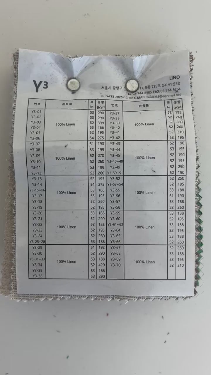 Y3 Swatch Collection