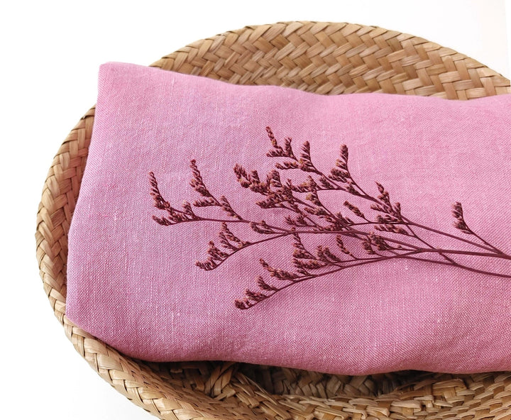 100% Linen Crispy Fabric 21s Vintage Chambray New Colorways for 2024 - The Linen Lab - Mint(light)