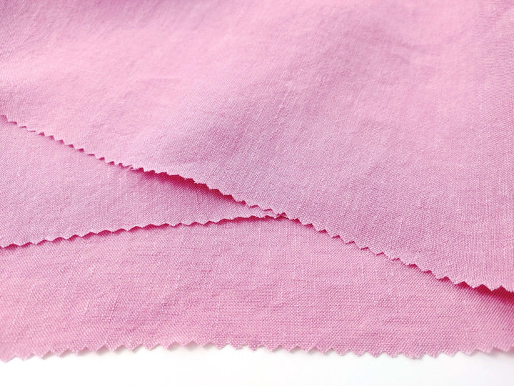 100% Linen Crispy Fabric 21s Vintage Chambray New Colorways for 2024 - The Linen Lab - Mint(light)