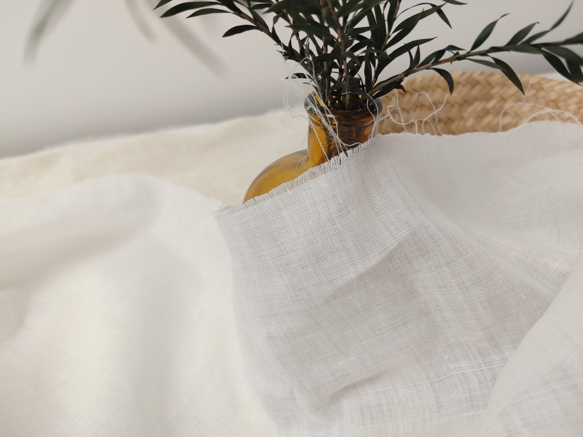 100% Ramie Voile Fabric Super Light Weight | The Linen Lab