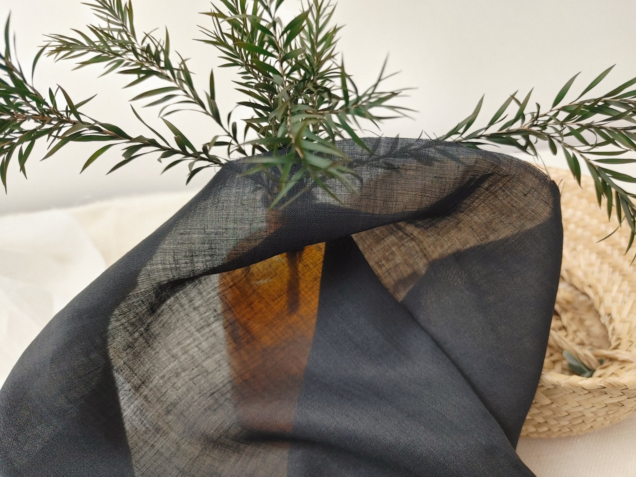 100% Ramie Voile Fabric Super Light Weight | The Linen Lab