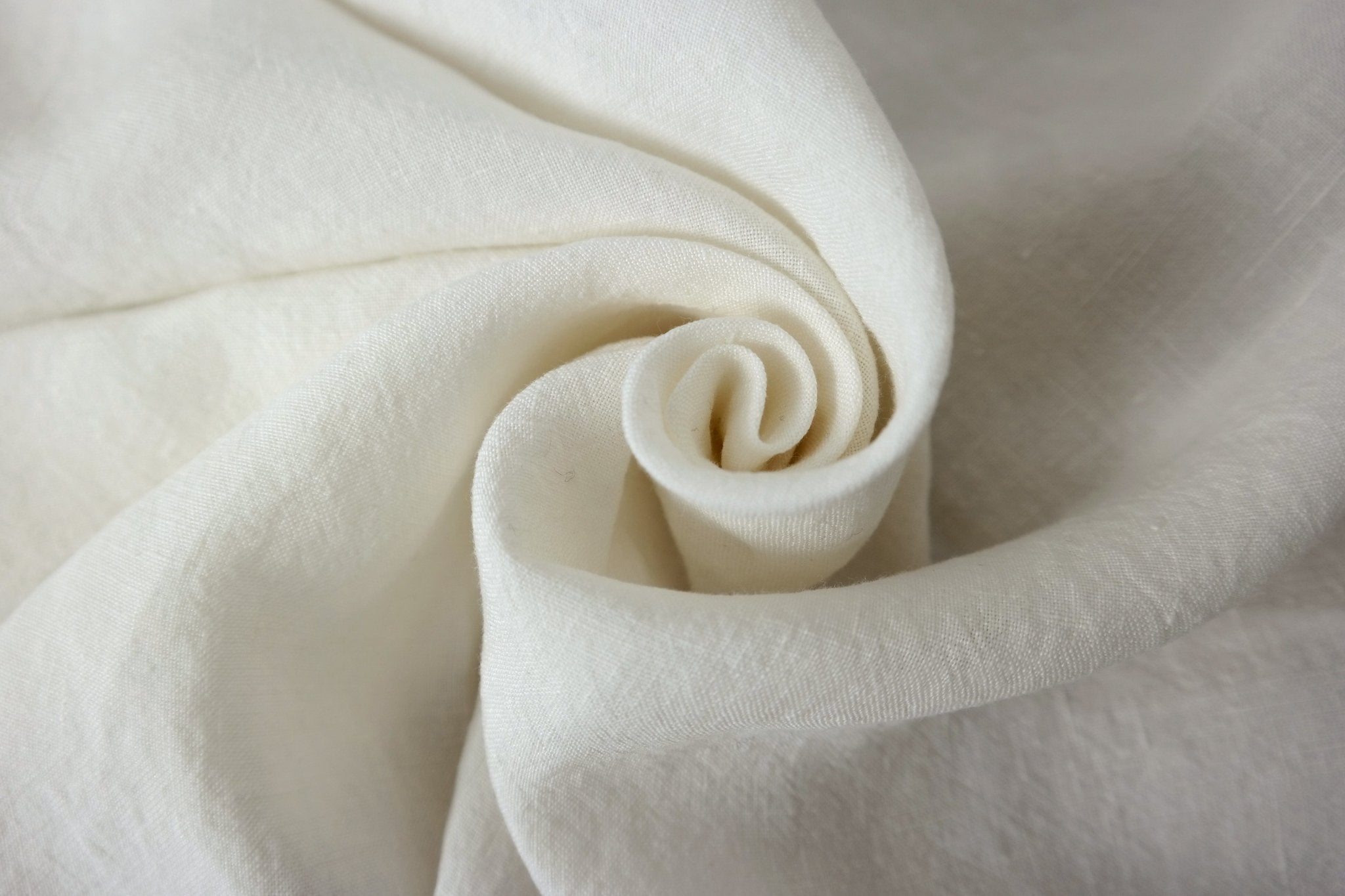 High Twisted 100% Linen Fabric Medium Weight 14S | The Linen Lab
