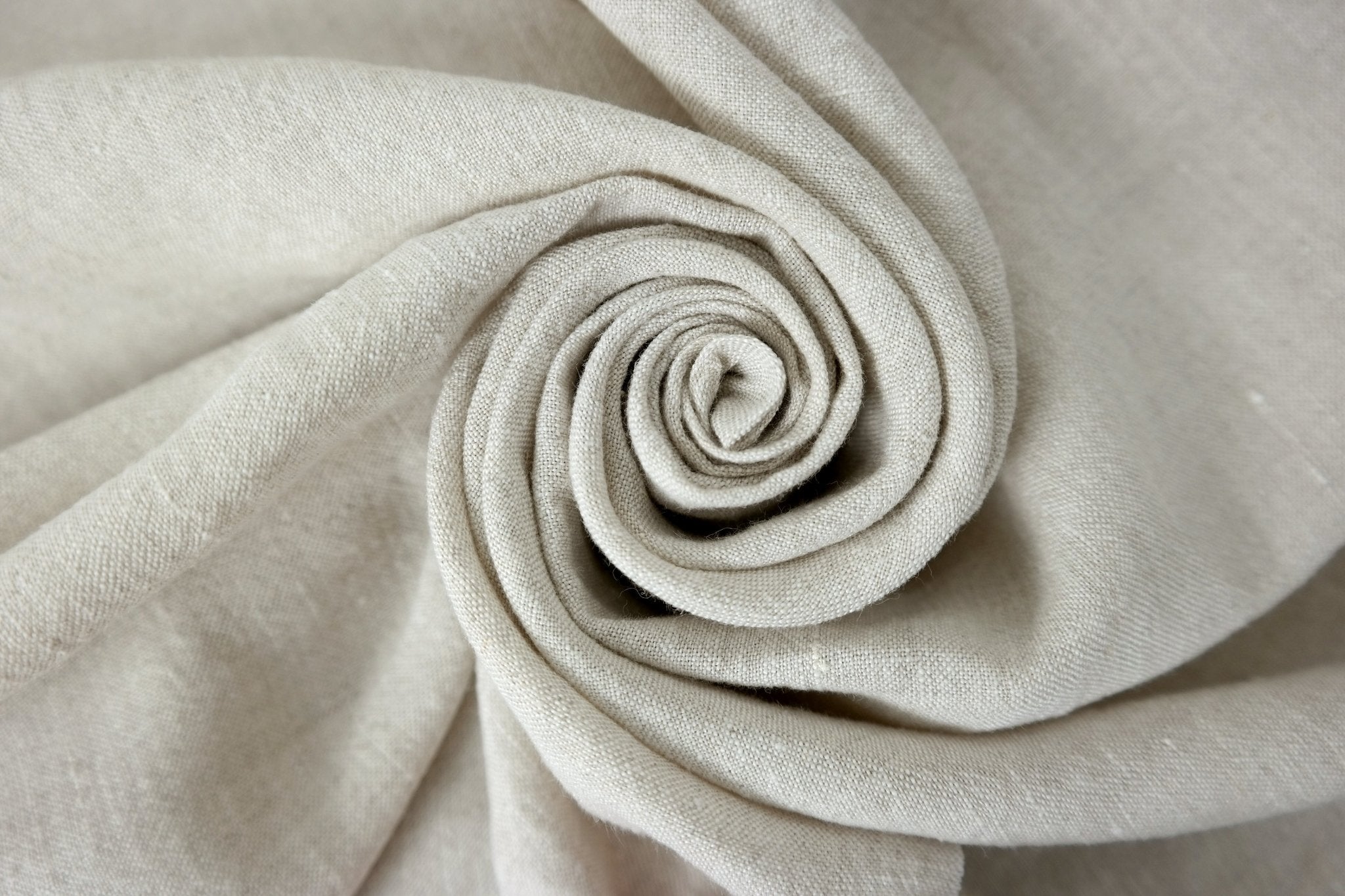 High Twisted 100% Linen Fabric Medium Weight 14S | The Linen Lab