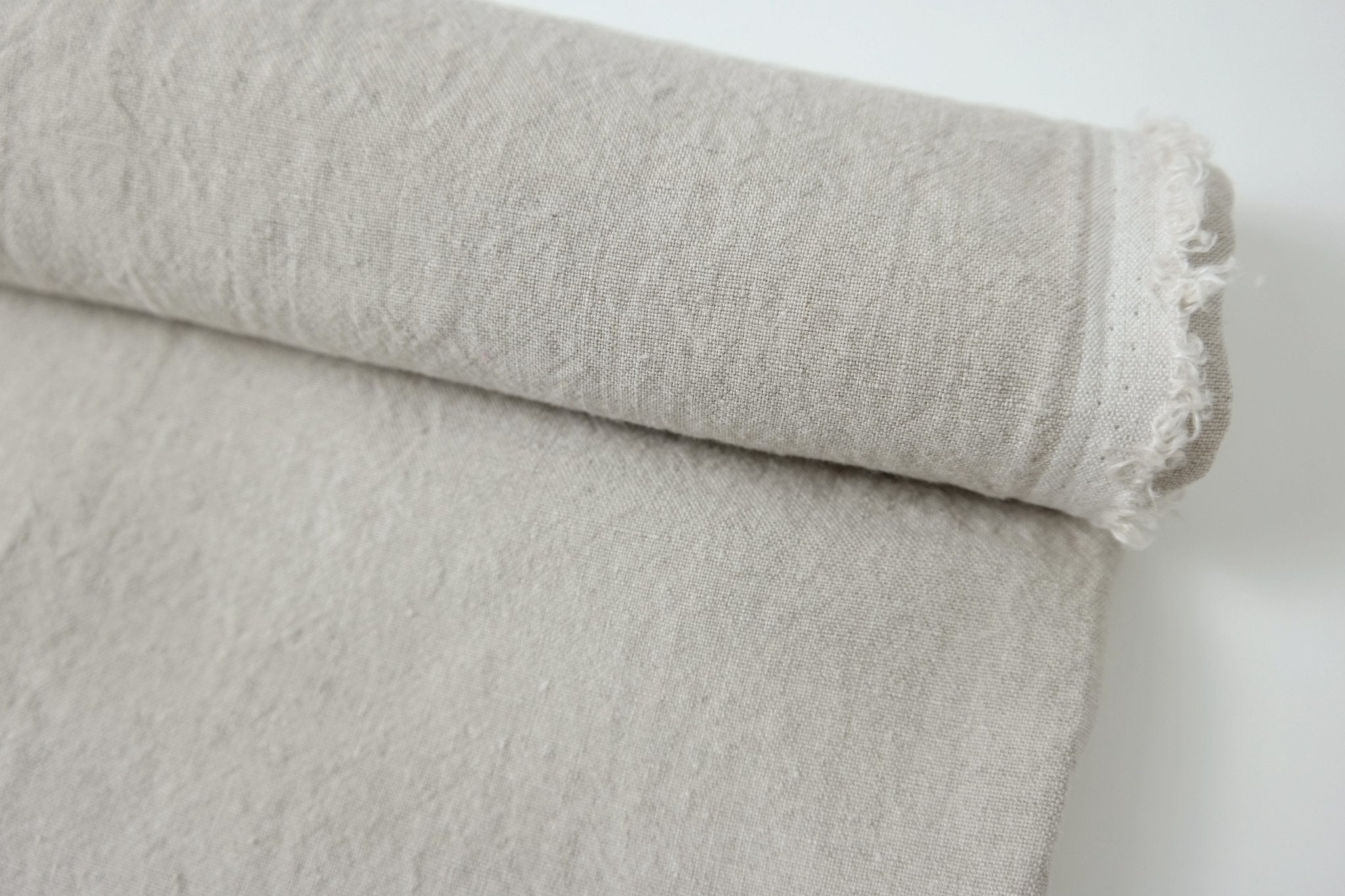 High Twisted 100% Linen Fabric Medium Weight 14S | The Linen Lab