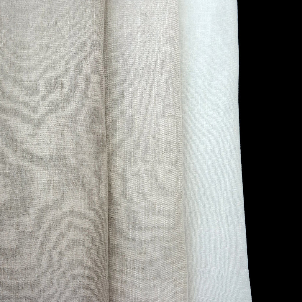 High Twisted 100% Linen Fabric Medium Weight 14S | The Linen Lab