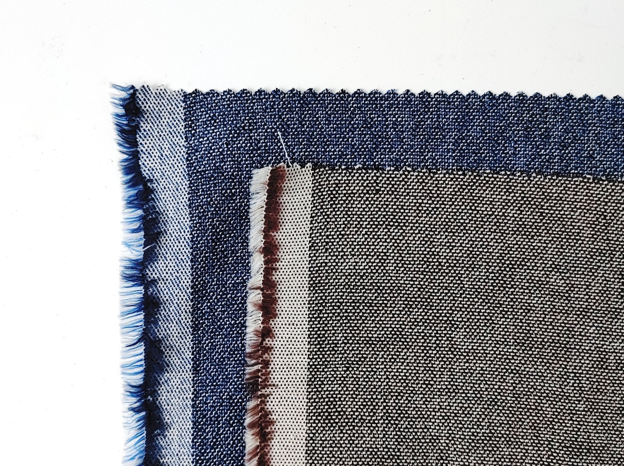 Linen Cotton Ramie Stretch Twill Chambray Fabric | The Linen Lab